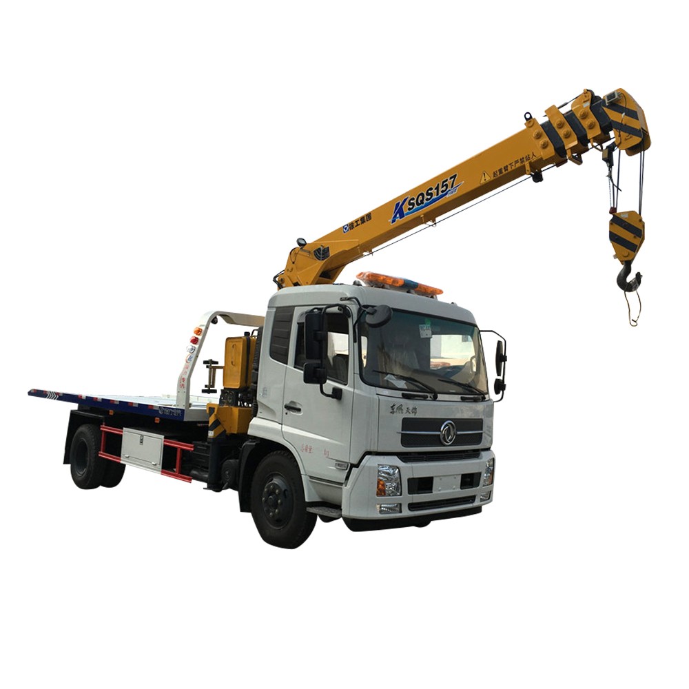 Dongfeng Camion Rollback Da 6 Tonnellate Con Gru